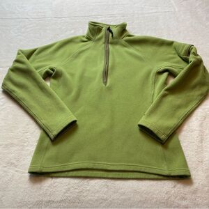 The North Face TKA 100 Ribbed Fleece 1/4 Zip Pullover Size Medium